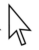 the pointer can be a white arrow