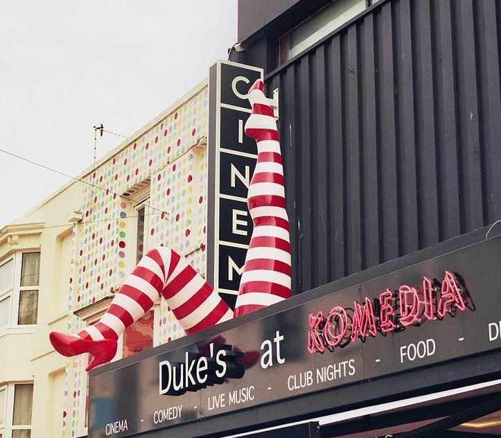 Komedia, opens their web site in a new window