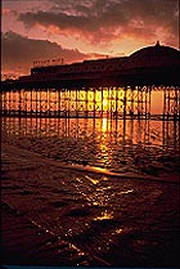 Brighton Pier at sunset
