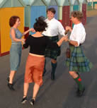 dancing four hands round, photo by Susanna Hawkins